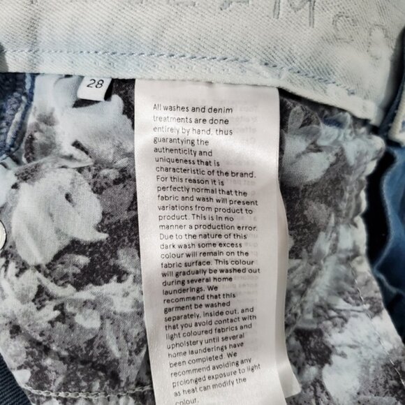 Stella McCartney Classic Blue Jeans with Stars sz 28 - Picture 7 of 13